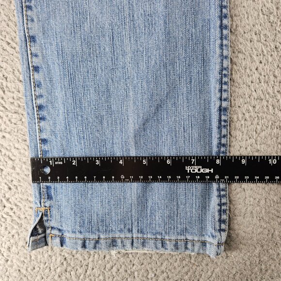 Wrangler Jeans Womens 6x32 Blue Cash Ultimate Riding Bootcut Denim - Picture 11 of 16